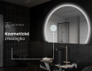 Moderné LED Polokruhové Zrkadlo - Štýlové Osvetlenie pre Kúpeľňu W221 #5