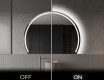 Moderné LED Polokruhové Zrkadlo - Štýlové Osvetlenie pre Kúpeľňu W223 #3
