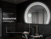 Moderné LED Polokruhové Zrkadlo - Štýlové Osvetlenie pre Kúpeľňu W223 #5