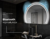 Moderné LED Polokruhové Zrkadlo - Štýlové Osvetlenie pre Kúpeľňu W223 #6