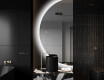 Moderné LED Polokruhové Zrkadlo - Štýlové Osvetlenie pre Kúpeľňu D221 #9