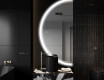 Moderné LED Polokruhové Zrkadlo - Štýlové Osvetlenie pre Kúpeľňu D222 #9
