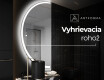 Moderné LED Polokruhové Zrkadlo - Štýlové Osvetlenie pre Kúpeľňu D222 #8