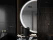 Moderné LED Polokruhové Zrkadlo - Štýlové Osvetlenie pre Kúpeľňu D223 #9