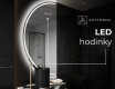 Moderné LED Polokruhové Zrkadlo - Štýlové Osvetlenie pre Kúpeľňu D223 #7