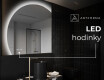 Moderné LED Polokruhové Zrkadlo - Štýlové Osvetlenie pre Kúpeľňu X221 #7
