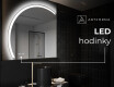 Moderné LED Polokruhové Zrkadlo - Štýlové Osvetlenie pre Kúpeľňu X222 #7