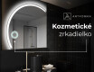 Moderné LED Polokruhové Zrkadlo - Štýlové Osvetlenie pre Kúpeľňu X222 #9