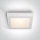 MORFI stropné svietidlo 22 W, 3000 K, IP40, biele #1