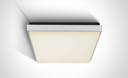 STAMATA stropné svietidlo 25 W, 3000 K, IP54, antracitová farba