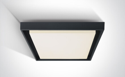MOULKI stropné svietidlo 30 W, 3000 K, IP54, biele