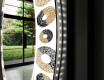 Okrúhle dekoratívne zrkadlo s LED podsvietením do obývacej izby - Donuts #11