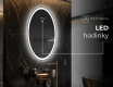 Oválne zrkadla LED do kupelne - Vertikálne L227 #7