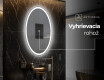 Oválne zrkadla LED do kupelne - Vertikálne L227 #8