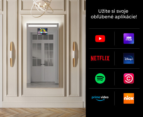 Moderne zrkadla do predsiene s LED L12 #2