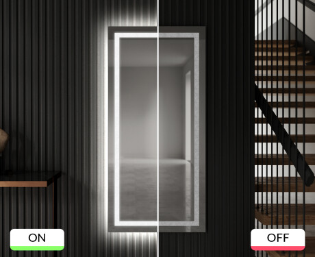 Moderne zrkadla do predsiene s LED L15 #7