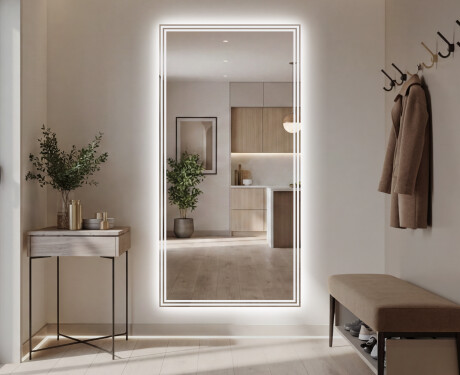 Moderne zrkadla do predsiene s LED L57