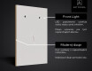 Moderne zrkadla do predsiene s LED L15 #6