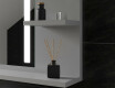 Zrkadlo LED do kupelne s policou L02 #6