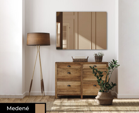 Obdĺžnikové dekoracne zrkadlo na stenu L169 #2