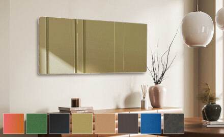 Zaoblené závesné zrkadlo na stenu L173