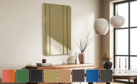 Zaoblené dekoracne zrkadlo na stenu L174