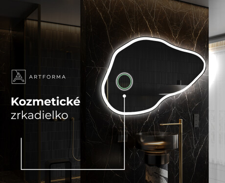 LED zrkadlo s nepravidelnym tvarom do kupelne P222 #4