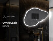 LED zrkadlo s nepravidelnym tvarom do kupelne P222 #8