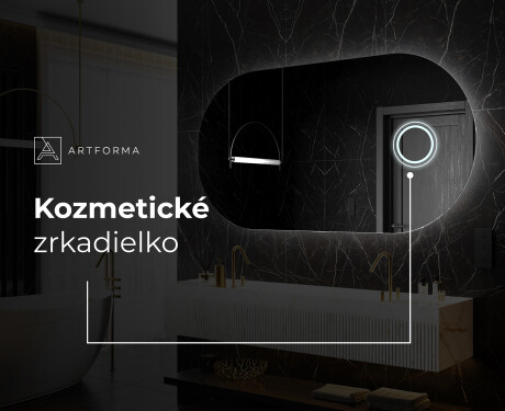 Oválne zrkadla LED do kupelne L229 #5