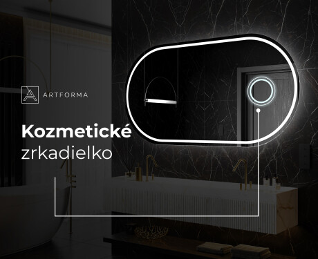 Oválne zrkadla LED do kupelne L231 #6