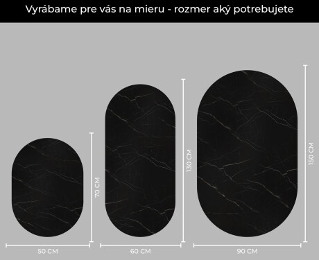 Oválne zrkadla LED do kupelne - Vertikálne L229 #4