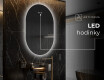 Oválne zrkadla LED do kupelne - Vertikálne L229 #7