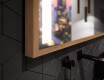 Kúpeľňové zrkadlo s rámom a osvetlením LED FrameLine L02 #3