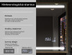 Drevene zrkadlo LED do kupelne - FrameLine L09 #8