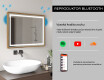 Drevene zrkadlo LED do kupelne - FrameLine L49 #11