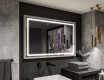 Drevene zrkadlo LED do kupelne - FrameLine L49 #12