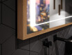 Kúpeľňové zrkadlo s rámom a osvetlením LED FrameLine L61 #3
