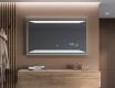 Kúpeľňové zrkadlo s rámom a osvetlením LED FrameLine L75 #12