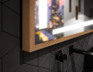 Kúpeľňové zrkadlo s rámom a osvetlením LED FrameLine L124 #3