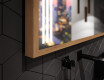 Kúpeľňové zrkadlo s rámom a osvetlením LED FrameLine L131 #3