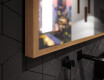 Kúpeľňové zrkadlo s rámom a osvetlením LED FrameLine L134 #3