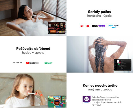 Nepravidelné zrkadlo v dubovom ráme s LED podsvietením #3