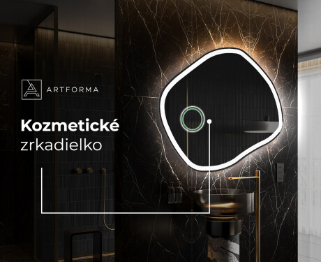 LED zrkadlo s nepravidelnym tvarom do kupelne R222 #5