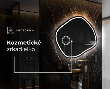LED zrkadlo s nepravidelnym tvarom do kupelne R223 #5