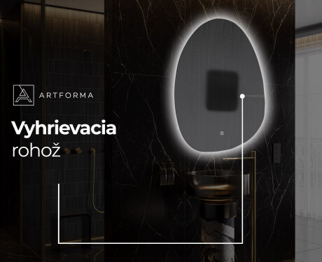LED zrkadlo s nepravidelnym tvarom do kupelne SF221 #9