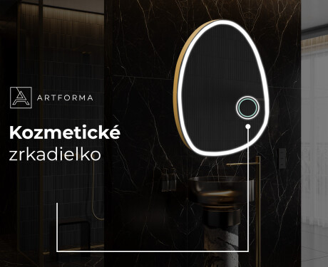 LED zrkadlo s nepravidelnym tvarom do kupelne SF222 #6