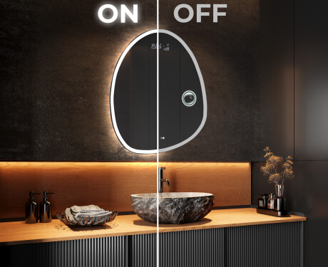 LED zrkadlo s nepravidelnym tvarom do kupelne SF222 #3