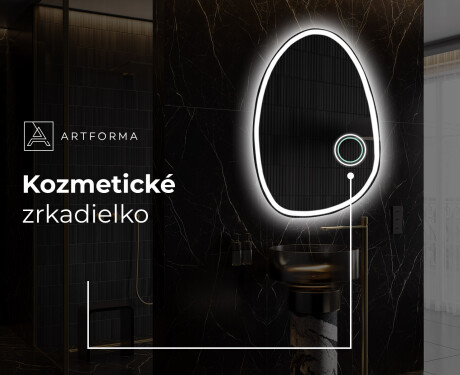 LED zrkadlo s nepravidelnym tvarom do kupelne SF222 #5