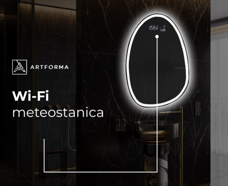 LED zrkadlo s nepravidelnym tvarom do kupelne SF222 #7