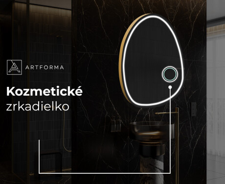 LED zrkadlo s nepravidelnym tvarom do kupelne SF223 #6
